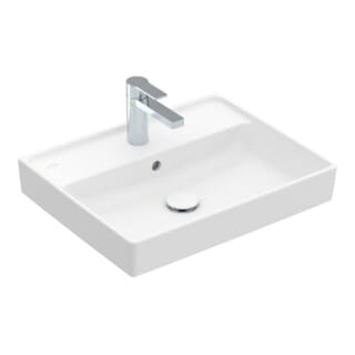 V&B Waschtisch Collaro 55x44cm, m Überlauf, stone white C-plus
