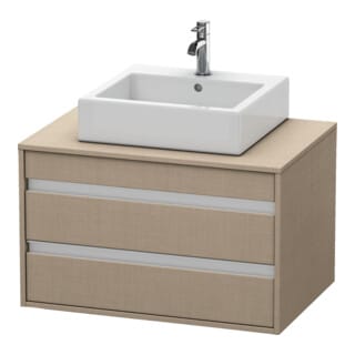Duravit Waschtischunterschrank Ketho 80x55cm, lei, f AWT mitt., 2 Schubk.