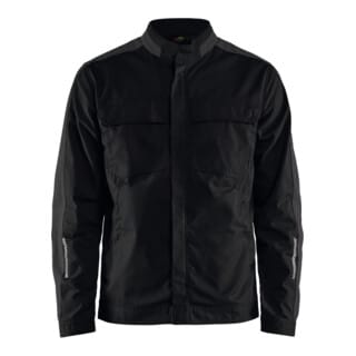 BLAKLÄDER Bundjacke Industrie Stretch, schwarz / dunkelgrau, Unisex-Größe: S
