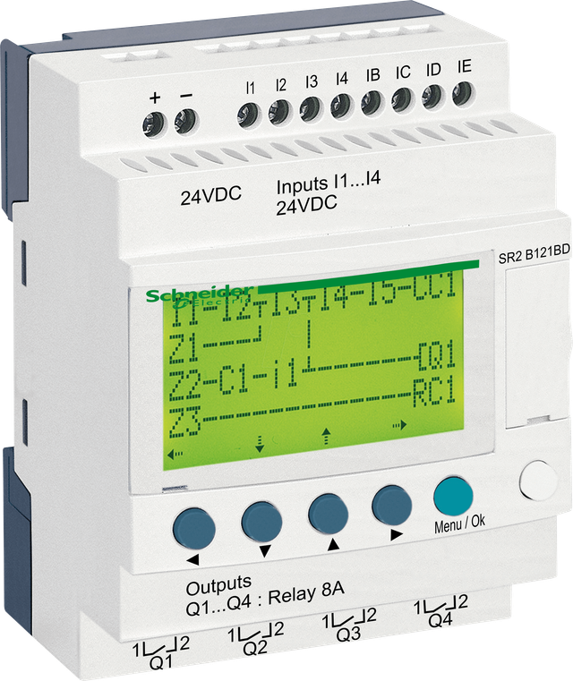 Schneider Electric Zelio Logic 10 E/A 240VAC SR2-B121FU