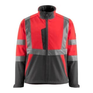 Mascot Softshelljacke Kiama hi-vis rot/dunkelanthrazit Größe L
