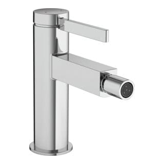 hansgrohe Bidet-Einhebelmischer Finoris mit Push-Open-Ablaufgarnitur, chrom