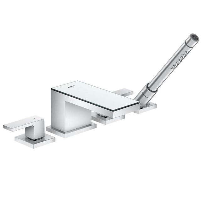 hansgrohe Fertigset Axor MyEdition 4-L-BW-Rand-Arm., m Pl., chrom/Sp.-Glas