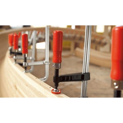 Bessey Holzgriff inkl. wechselbarer Druckplatte für TG GZ GMZ Ausladung 100 mm