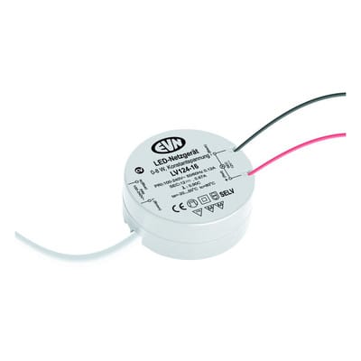 EVN Lichttechnik LED-Netzgerät 12V rund LV124-16