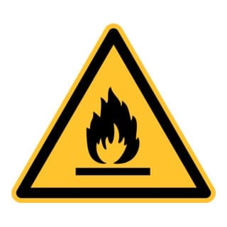 Eichner Warnschild Feuergefährliche Stoffe