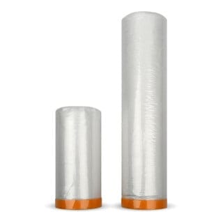 Böck Abdeckfolie Masker Tape mit Klebeband 240cm x 25m