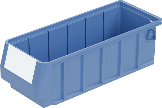 Bito Regalkasten RK Set RK3109, 300 x 117 x 90 mm, taubenblau, inklusive Etikett