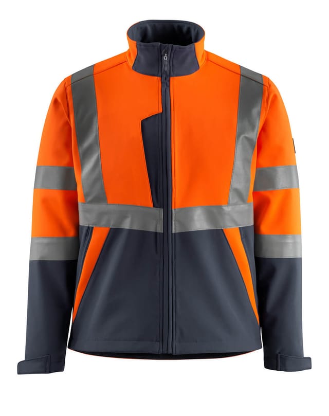 Mascot Kiama Soft Shell Jacke Größe 3XL, hi-vis rot/dunkelanthrazit
