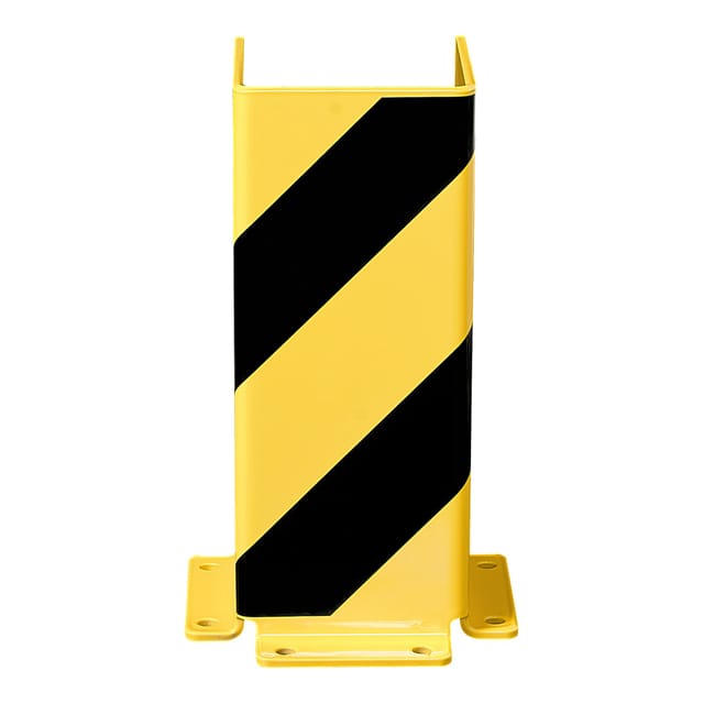 Moravia Anfahrschutz U-Profil schwarz/gelb 400 x 160 x 5 mm zum Aufdübeln