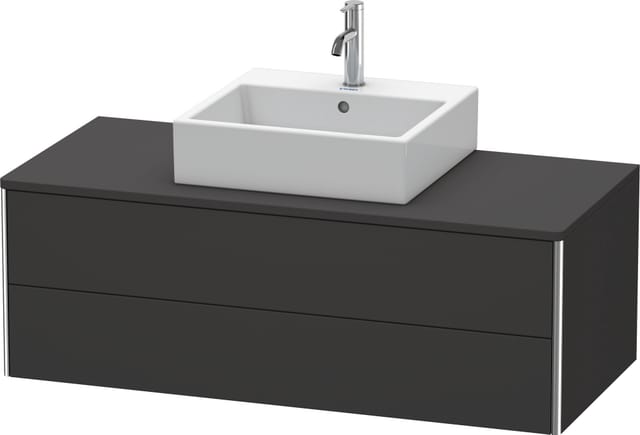 Duravit Waschtischunterschrank XSquare 120x54,8cm, gra matt, f Kons., 2 La, wd