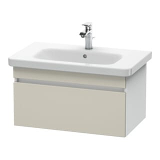 Duravit Waschtischunterschrank DuraStyle 73x44,8cm, tau/we ma, 1 Ausz., wandhängend