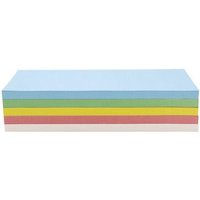 Magnetoplan Kommunikationskarten selbstklebend, 250 Stück, 5-farbig sotiert, Rechtecke 95 x 200 mm Bild 2