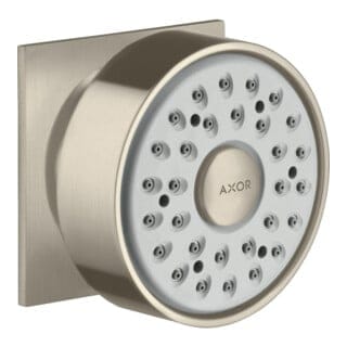 hansgrohe Seitenbrause Axor eck Ros., schwenkb., 1j, brushed nickel