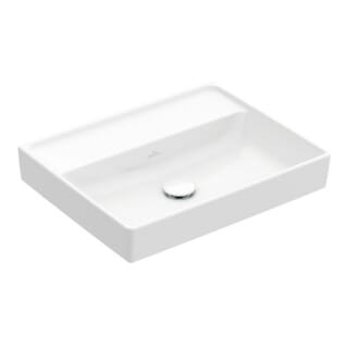 V&B Waschtisch Collaro 55x44cm, o Überlauf, ohne Hahnloch, weiß