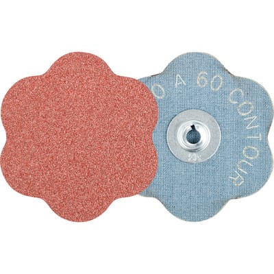 PFERD TOOLS COMBIDISC Korund Schleifblatt CD Ø 60mm A60 CONTOUR für Konturen