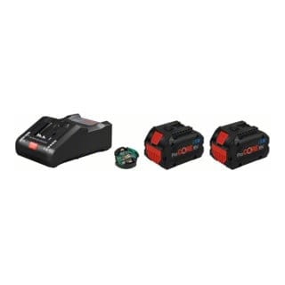 Bosch Akku Starter-set: 2 X Procore18 Volt 8,0 Ah Und Gal 18v-160 C