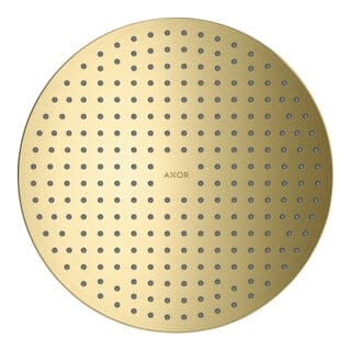 hansgrohe Kopfbrause 300 2jet Axor Decke, UP-Installation, brushed brass