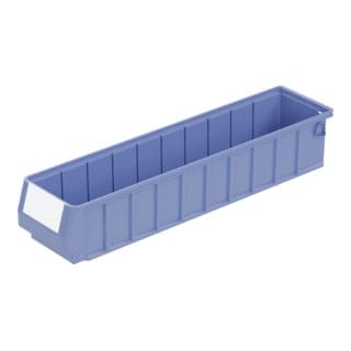 Bito Regalkasten RK Set RK5109, 500 x 117 x 90 mm, taubenblau, inklusive Etikett