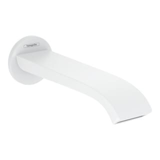 hansgrohe Wanneneinlauf Vivenis Wandmontage, Ausladung 202mm, mattweiß