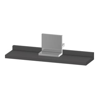 Duravit Spiegel-Ablage Sivida 45x65x3,6cm, graph Matt, montiert, chrom