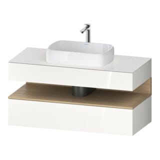 Duravit Waschtischunterschrank Qatego 120x55x60cm, E na/we g, Pl, 1 Schubkast.