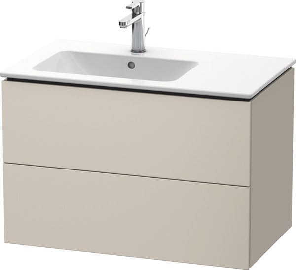 Duravit Waschtischunterschrank L-Cube 82x48,1x55cm, 2 Schub., Beck. li, Tau ma