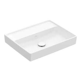 V&B Waschtisch Collaro 55x44cm, o ÜL, o HL, stone white C-plus