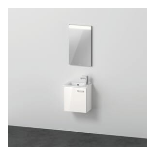 Duravit Möbel-Set XBase 43cm, 1 Tür, Anschl links, weiß glänzend