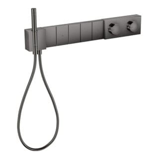hansgrohe Fertigset Select Axor Edge UP-Thermostat, 5 Verb, Dia.Schl, pol. bla vc