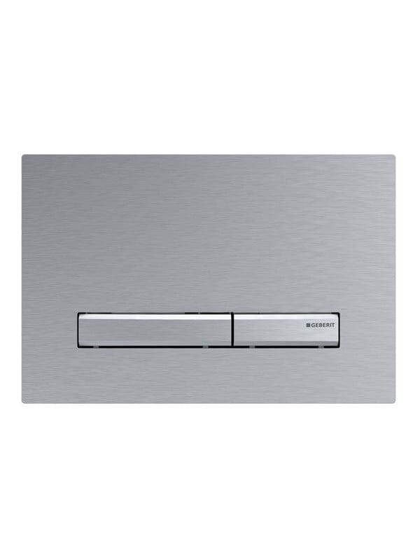 Geberit Betätigungsplatte Sigma 50 Pl c ge, Pl/T verchromt, sq, f 2-Mg-Spül.