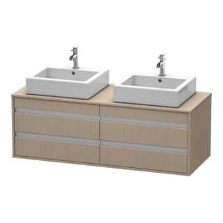 Duravit Waschtischunterschrank Ketho 140x55x49,6cm, f AWT, 4 La, B bs, lei
