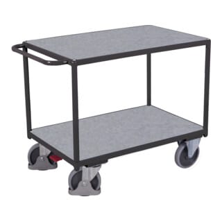 Cordes Tischwagen schwer mit 2 Zinkblechladeflächen RAL 7016