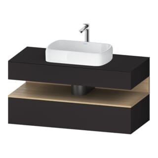 Duravit Waschtischunterschrank Qatego 120x55x60cm, E na/gra m, Pl, 1 Kast