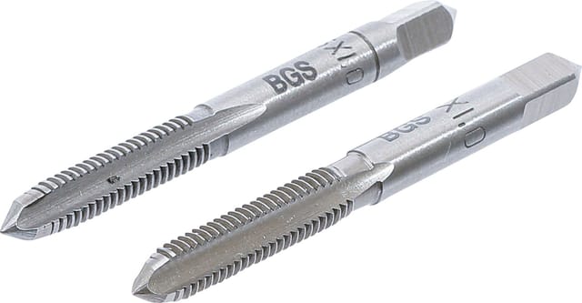 BGS Gewindebohrer Vor- und Fertigschneider M6 x 1,0, 2-tlg.