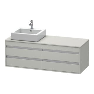 Duravit Waschtischunterschrank Ketho 140x55x49,6cm, f AWT, 4 La, B L, bg ma