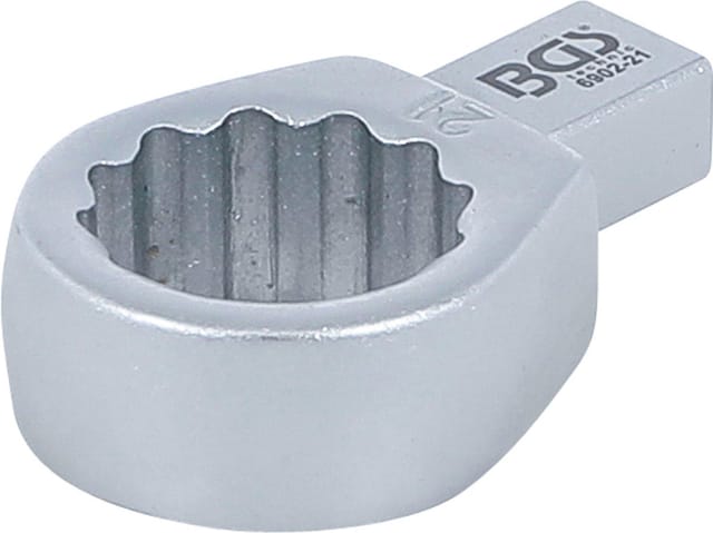 BGS Einsteck-Ringschlüssel 6902-21, 21 mm, Aufnahme 9 x 12 mm