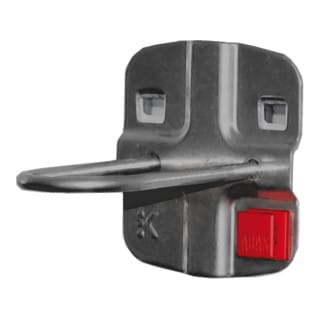 Kappes Rundhalter RasterPlan/ABAX anthrazitgrau L65 x B25 mm