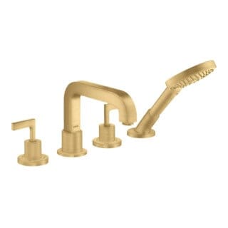hansgrohe Fertigmontageset Axor Citterio 4-L-BW-Rand-Arm, m HG, brush. gol opt