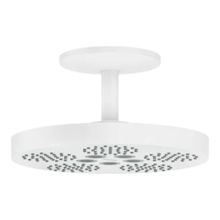 hansgrohe Kopfbrause Axor One mit Deckenanschluss, 2jet, mattweiß