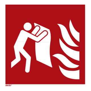 Brandschutzzeichen Feuerlöschdecke, Typ: 14200