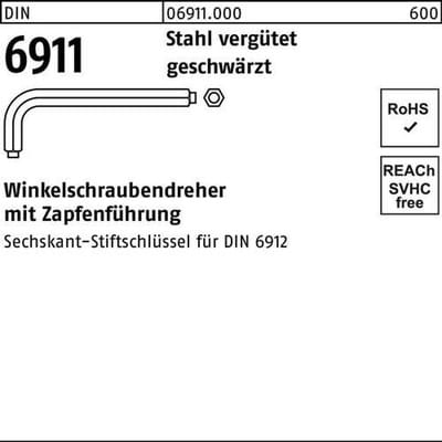 DIN 6911 Stahl SW 10 vergütet S