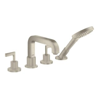 hansgrohe Fertigmontageset Axor Citterio 4-L-BW-Rand-Arm., m Hebelgr., brush. ni.