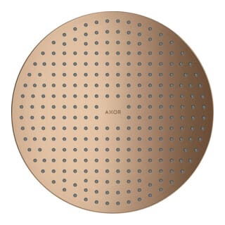 hansgrohe Kopfbrause 300 2jet Axor Decke, UP-Installation, brushed red gold