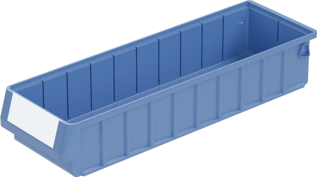 Bito Regalkasten RK Set RK51509, 500 x 156 x 90 mm, taubenblau, inklusive Etikett