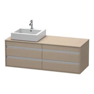 Duravit Waschtischunterschrank Ketho 140x55x49,6cm, f AWT, 4 La, B li, lei