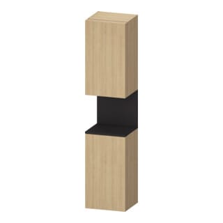 Duravit Hochschrank Qatego 40x36x1760cm, 2 T, An r, gra m/E Nat