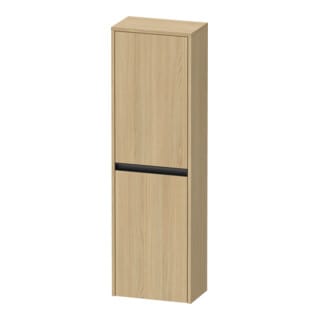 Duravit Halbhochschrank Ketho.2 40x24x132cm, 2 Tür., Anschl li, Ei natur