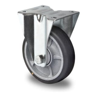 CASCOO Bockrolle ø 125 mm Serie P2G2 (el. leitfähig) Kugellager