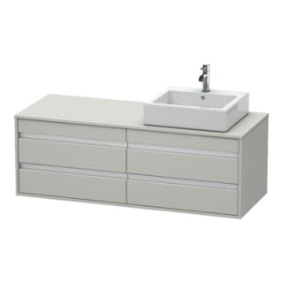 Duravit Waschtischunterschrank Ketho 140x55x49,6cm, f AWT, 4 La, B R, bg ma